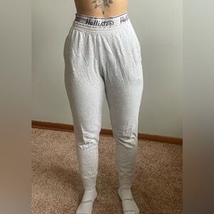 Hollister, Small, Sweatpants, Light Grey